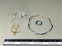 collection of costume jewelry