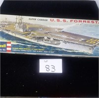 USS Forrestel Plastic Model Revel Brand NIB