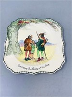 Royal Doulton 8" square Robin Hood Plate