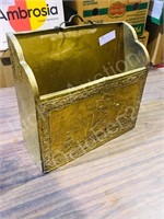 Brass tinder box - 14"  Sq