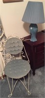 Chair & lamp