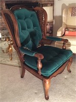Green occassional chair