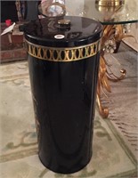 Lidded trash can & small one to match