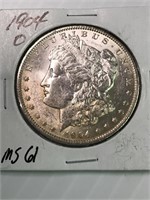 1904-O Morgan Silver Dollar MS61