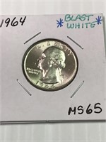 1964 Washington Quarter MS 65-GEM!!
