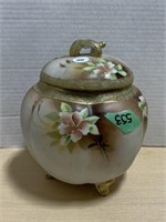 Hand-painted Nippon Biscuit Jar