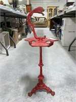 Cast Iron Ashtray Stand - Red Lion Motif