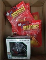 Box of airplane toys