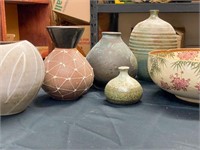 Vase and bowl lot