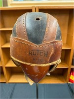 Vintage Hutch Leather football helmet