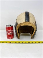 Leather Macgregor football helmet