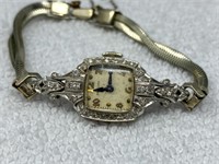 14k Hamilton Ladies watch untested/as is
