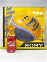 NEW! Sony PSYC CD/Radio/Cassette 
Boombox Player
