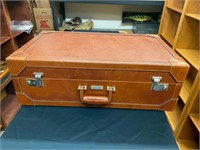 Rare Fossil Leather Luggage Briefcase store