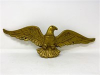 Brass eagle wall hanging, 
approx 14"-15" long