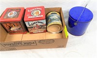 tobacco tins & related