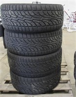Lot - (4) 305/35R24 Tires w/ Aluminum Rims