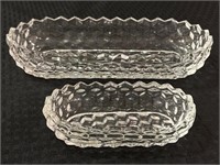 American Fostoria Glassware-Lot of 2 Various Size