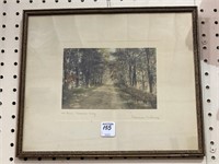 Framed Wallace Nutting Print-A Sun-Kissed Way