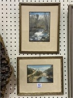 Lot of 2 Framed Wallace Nutting Prints Including