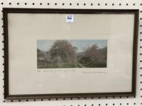 Framed Wallace Nutting Print-The Beauty of the