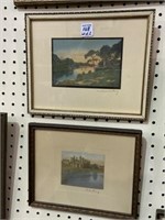 Lot of 2 Framed Wallace Nutting Prints-