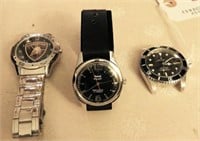 Lot #2160 - (3) Mens watches: Rolex Submariner