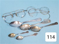 (4) Sterling Spoons
