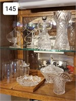 Lot of Crystal Service Pieces