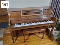Hallet & Davis Spinet Piano and Bench