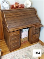 Antique Oak S Roll Top Desk