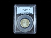 1917- S Standing Liberty quarter dollar, PCGS