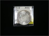 1878 Morgan dollar, MS-61, PL