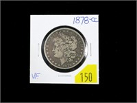 1878-CC Morgan dollar, VF