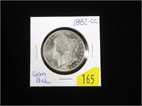 1882-CC Morgan dollar, gem BU