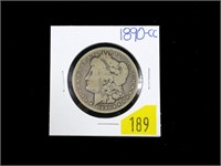 1890-CC Morgan dollar