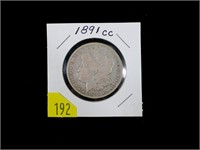 1891-CC Morgan dollar