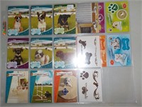 Lot of 23 Nintendogs items - Cards Stickers Tattoo