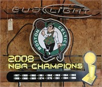 Celtics Bud Light Neon Sign