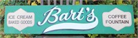 Bart's Ice Cream Sign