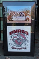 UMass Softball Framed Artwork