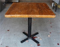 8 Square Wooden Cafe Tables