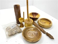 Wooden Bowls Containers and more