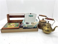Kettles, Candle Holder and More