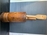 Antique large mortar & pestle