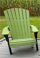 Green Adirondack chair
