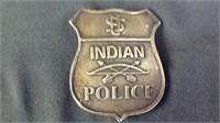 2.5 x 2" Indian police badge