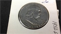 1952D Franklin half dollar