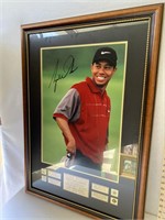 Framed Tiger Woods Photo, Plaques & Pins
