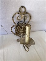 Wall Sconce (metal), electric light fixture